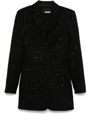 ROTATE BIRGER CHRISTENSEN Bouclé Blazer Dress - Black