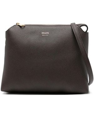 KHAITE Lina Schultertasche Mit Reißverschluss - Schwarz