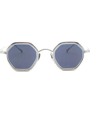 Kame Mannen Kmn 1232 ジオメトリック サングラス - ブルー