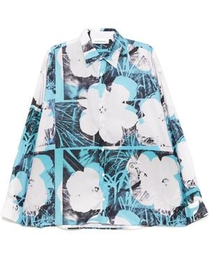 Etudes Studio Andy Warhol Flower シャツ - ブルー
