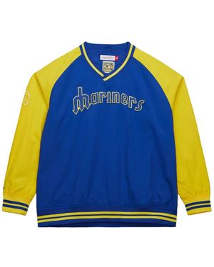 Mitchell & Ness V-Neck Sweatshirt - Blue