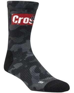 Reebok X Crossfit Camo-Print Socks - Black