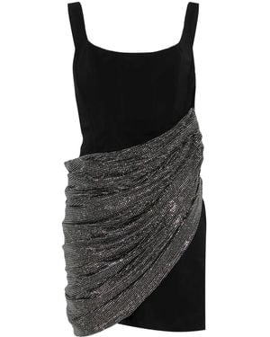 GIUSEPPE DI MORABITO Crystal-Embellished Mini Dress - Black