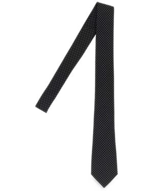 Tom Ford Polka-Dot Silk Tie - Black