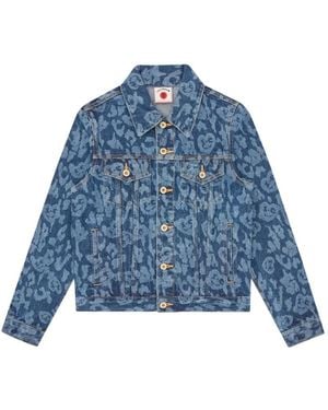 ICECREAM Chaqueta Vaquera Con Aplique Del Logo - Azul