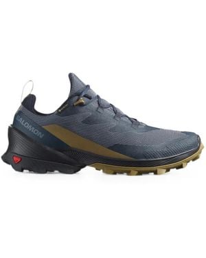 Salomon Cross Over 2 Gore-Tex Panelled Hiking Trainers - Blue