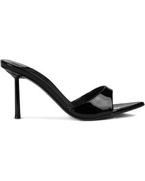 Le Silla 80Mm Bella Patent Leather Sandals - Black