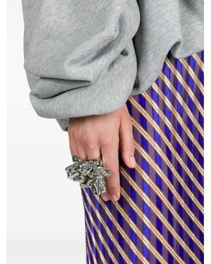Dries Van Noten Beaded Ring - Grey