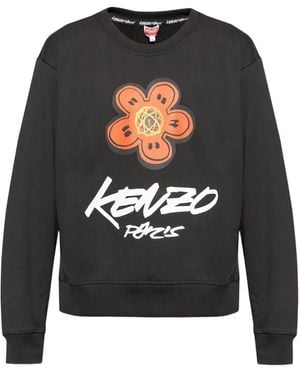 KENZO Boke Flower Sweatshirt - Black