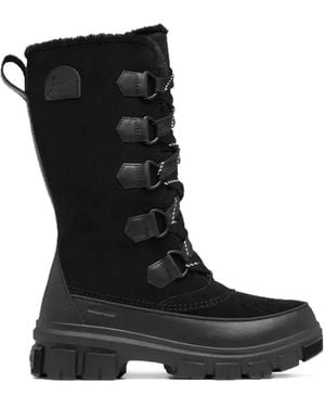 Sorel Lace-Up Boots - Black
