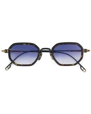 Sato Eyewear Timir-T Geometric-Frame Sunglasses - Blue