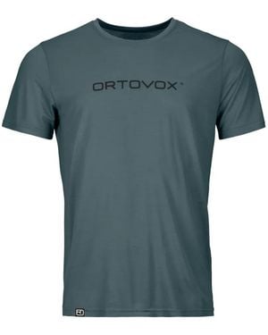 Ortovox Camiseta Con Logo Estampado - Azul