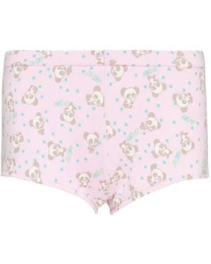 Ashley Williams Short Serena À Imprimé Panda - Pink