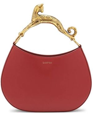 Lanvin Borsa Tote Con Decorazione - Rosso
