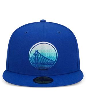 KTZ 59Fifty Golden State Warriors Baseball Cap - Blue