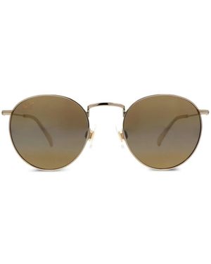 Maui Jim Pukaua Round-Frame Sunglasses - Metallic