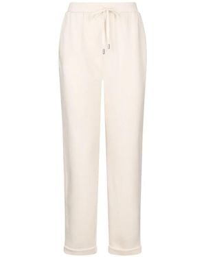 Liu Jo Elasticated Drawstring Trousers - White