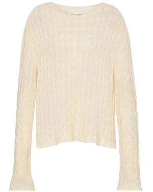 Maison Margiela Cárdigan De Punto De Ochos - Blanco
