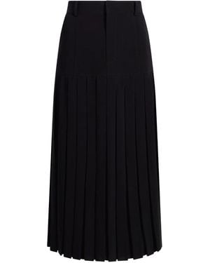 Cinq À Sept Pleated Panel Skirt - Black