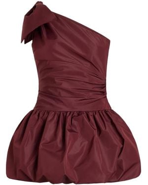Patou One-Shoulder Mini Dress - Purple