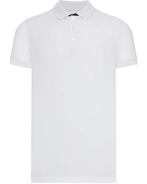 Fay Cotton Polo Shirt - White