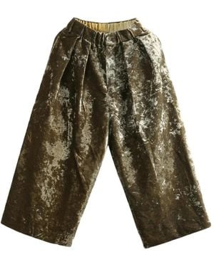 Uma Wang Poetic Pleated Pants - Green