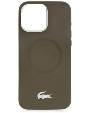 Lacoste Logo-Plaque Iphone 16 Case - Green