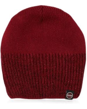 Colmar Ribbed-Knit Beanie Hat - Red