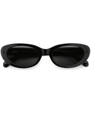 Gast Essi Oval-Frame Sunglasses - Black