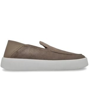 Neil Barrett Mocassins En Daim - Grey