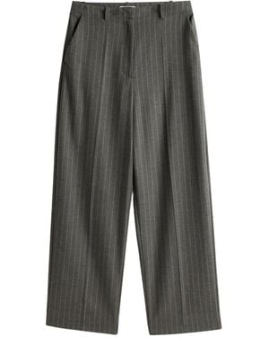 Tommy Hilfiger Pinstripe Pocket Trousers - Grey