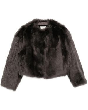 Tagliatore Chaqueta de pelo de manga larga - Negro