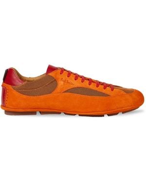 Paul Smith Marini Lace-Up Trainers - Orange