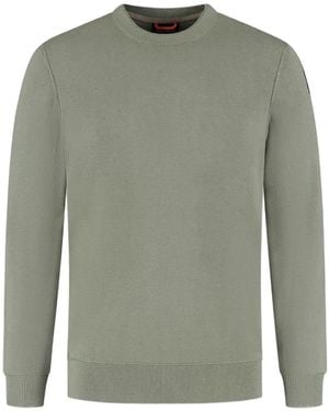 Parajumpers Basic Braw Ribbed Crew-Neck Sweatshirt - Green