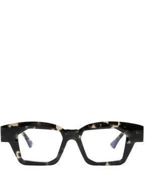 Kuboraum Lunettes De Vue À Monture D'Inspiration Wayfarer - Noir