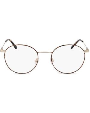 Calvin Klein Gafas Con Montura Redonda De Metal - Neutro