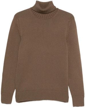 Drumohr Turtleneck Jumper - Brown