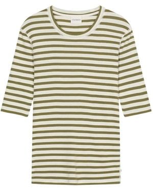 Closed T-Shirts And Polos Verde Cotton - Green