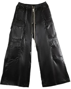 Rick Owens Drawstring Cargo Trousers - Black