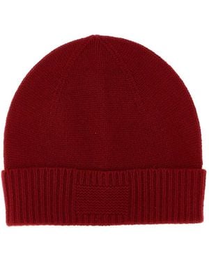 Guest In Residence Ribbed-cuff cashmere beanie - Rot