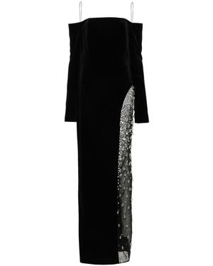Jean Louis Sabaji Bead-Embellished Dress - Black