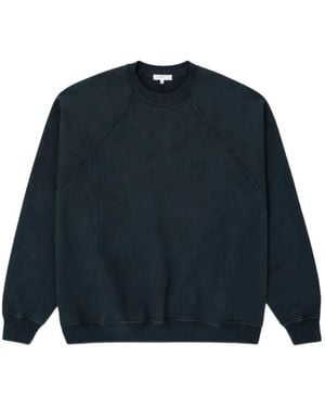 Lady White Co. Heavy Gusset Crew-Neck Sweater - Blue