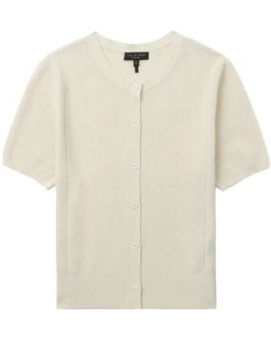 Rag & Bone Gebreid Vest Met Korte Mouwen - Wit