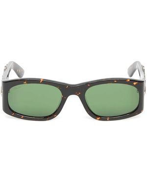 Pleasures X Akila Eazy Rectangle-Frame Sunglasses - Green