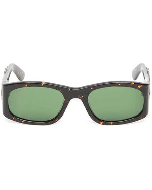 Pleasures X Akila Eazy Rectangle-Frame Sunglasses - Green