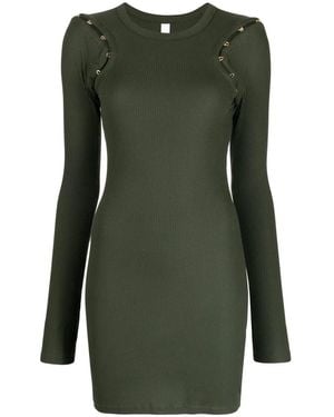 Dion Lee Hook & Eye ドレス - グリーン