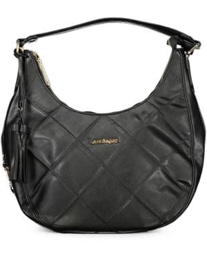 Laura Biagiotti Quilted Tassel-Detail Tote Bag - Black
