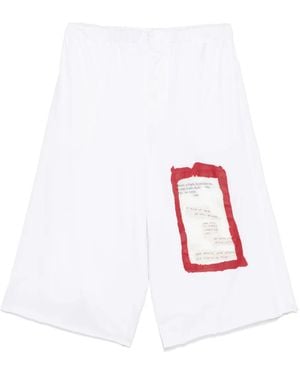 Marni Graphic-Print Pants - White