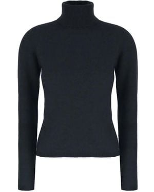 Vanisé Roll-Neck Cashmere Jumper - Blue