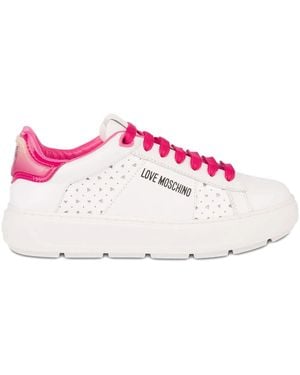 Love Moschino Logo-Detail Trainers - Pink